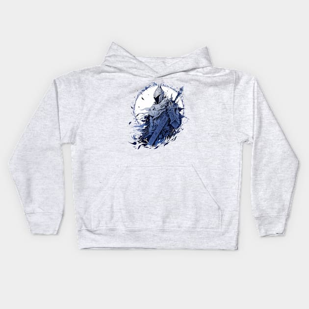 dark souls Kids Hoodie by piratesnow